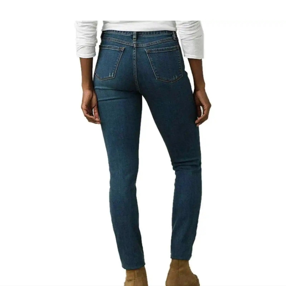 Prana Women's Size 6/28 Sienna Jean True Blue Skinny Stretch Denim New with Tag. - Picture 2 of 6
